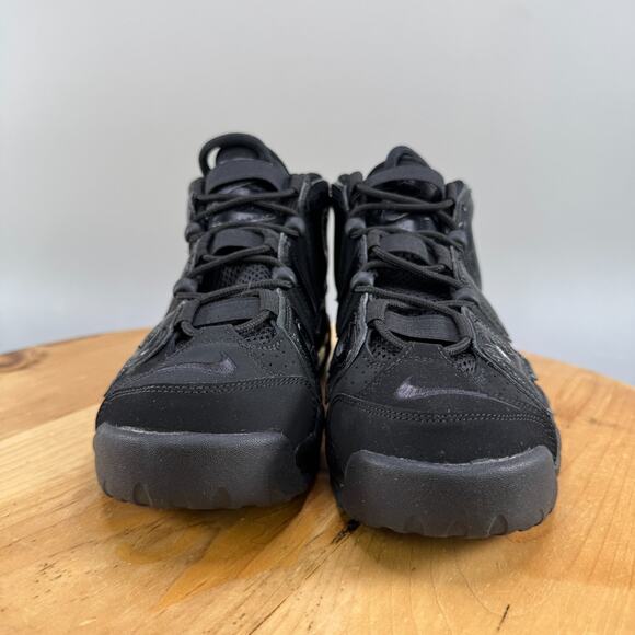 6.5Y / Womens 8 - Nike Air More Uptempo Black Anthracite (GS) FV2264-001 NEW - Picture 2 of 8